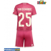 Real Madrid Yan Diomande #25 3rd trikot Kinder 2026-27 Kurzarm (+ Kurze Hosen)